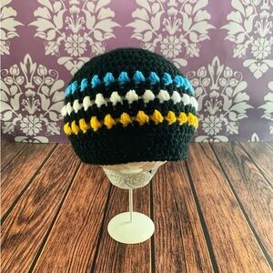 Crochet Black Beanie